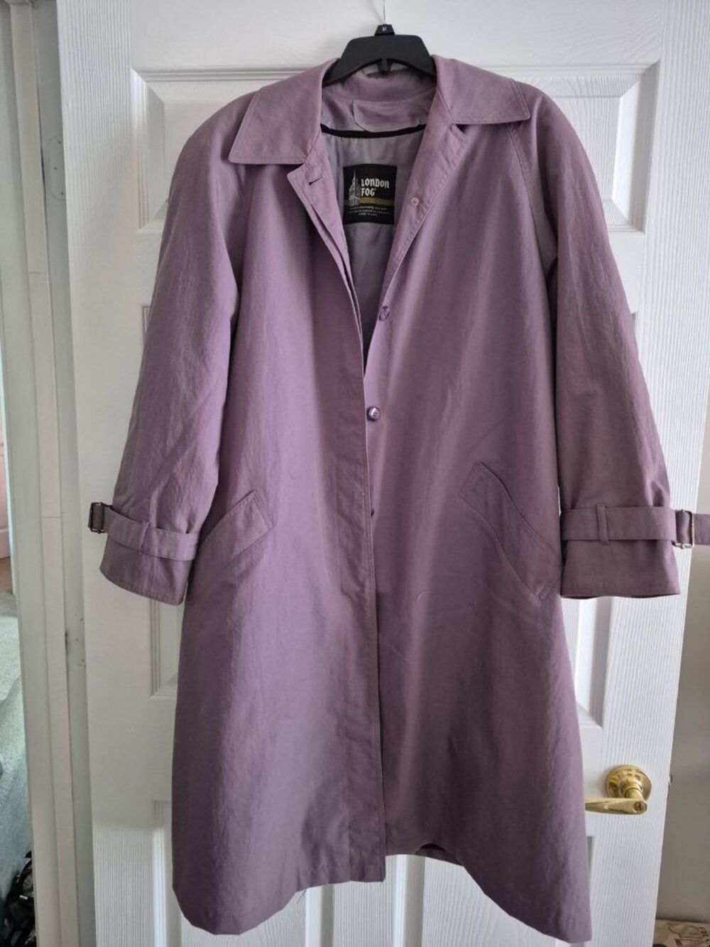 London Fog rain coat w/liner